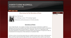 Desktop Screenshot of jamesclerkmaxwell.net